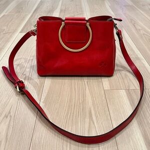 Patricia Nash Women’s Empoli Red Satchel Crossbody Bag
